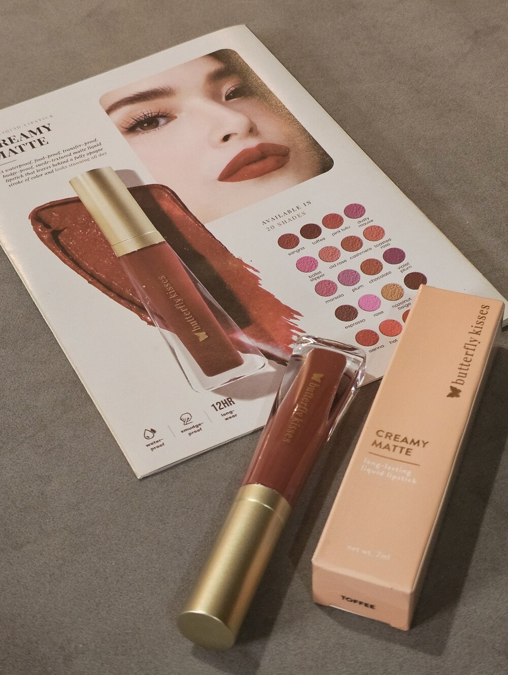 Matte Creamy Lipstick - Deep Brown (TOFFEE)